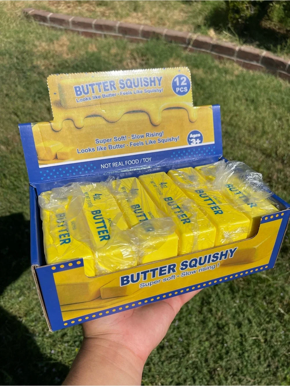 Butter Squishy Toy Pack — Yellow